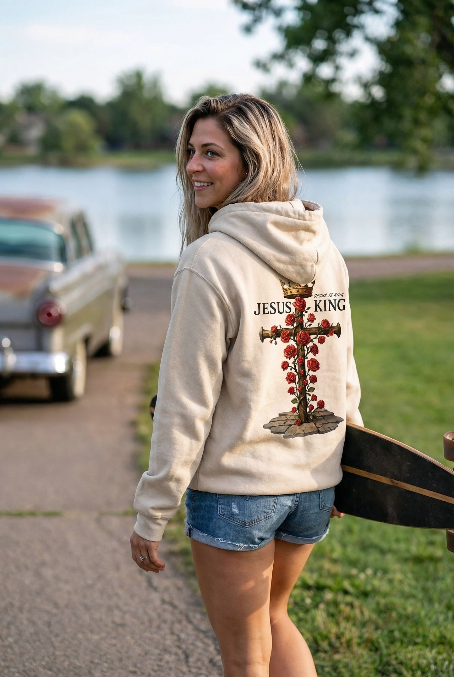 Jesus is King Hoodie Christian Hoodie