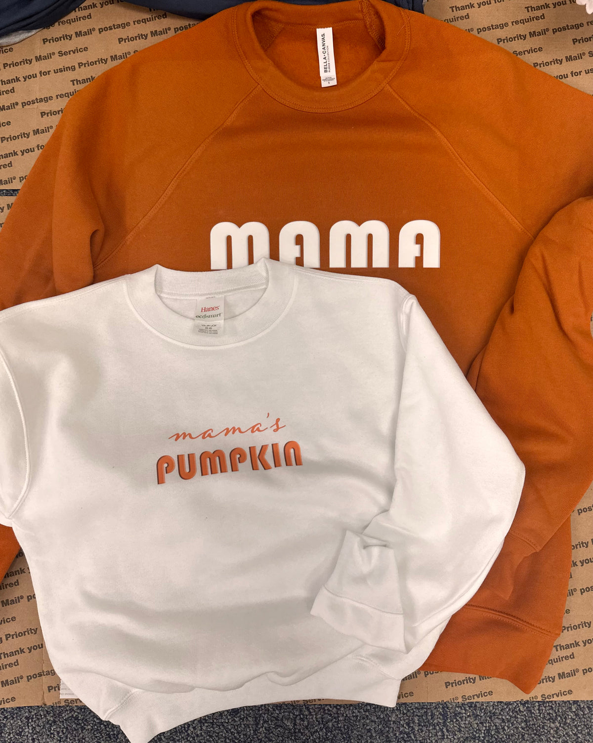 'Mama' Pumpkin Sweatshirt, Fall Mama Crewneck, Pumpkin Mom Sweatshirt