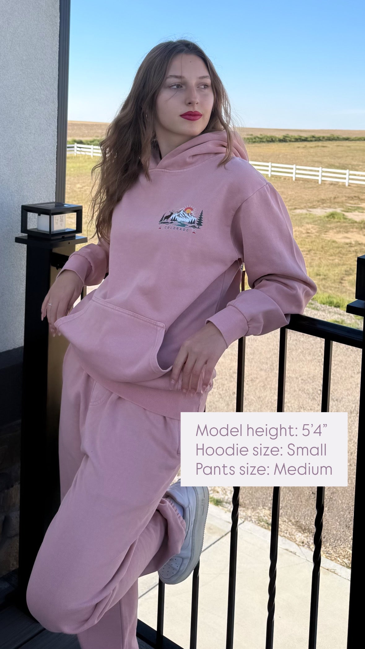 Hiking Hair Don't Care Colorado Hoodie | Mountain Hiking Hoodie
