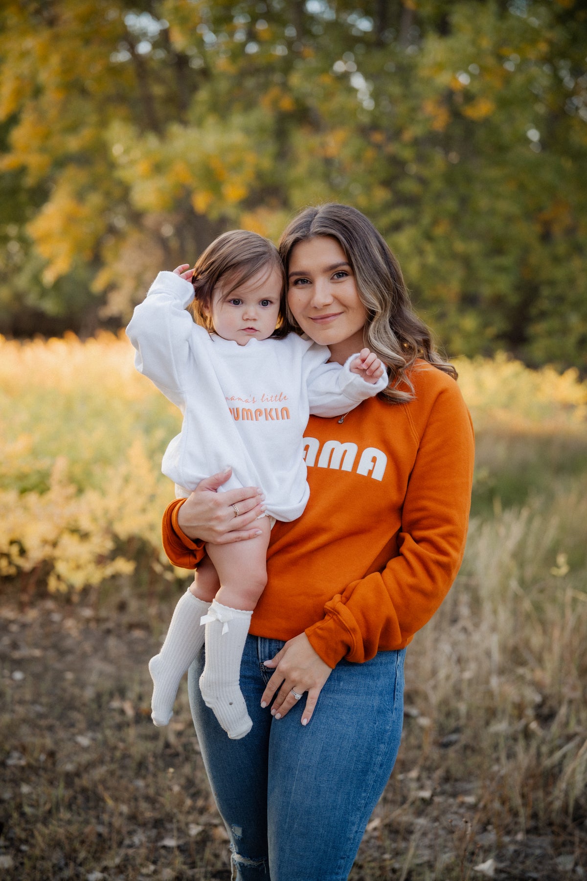 'Mama' Pumpkin Sweatshirt, Fall Mama Crewneck, Pumpkin Mom Sweatshirt