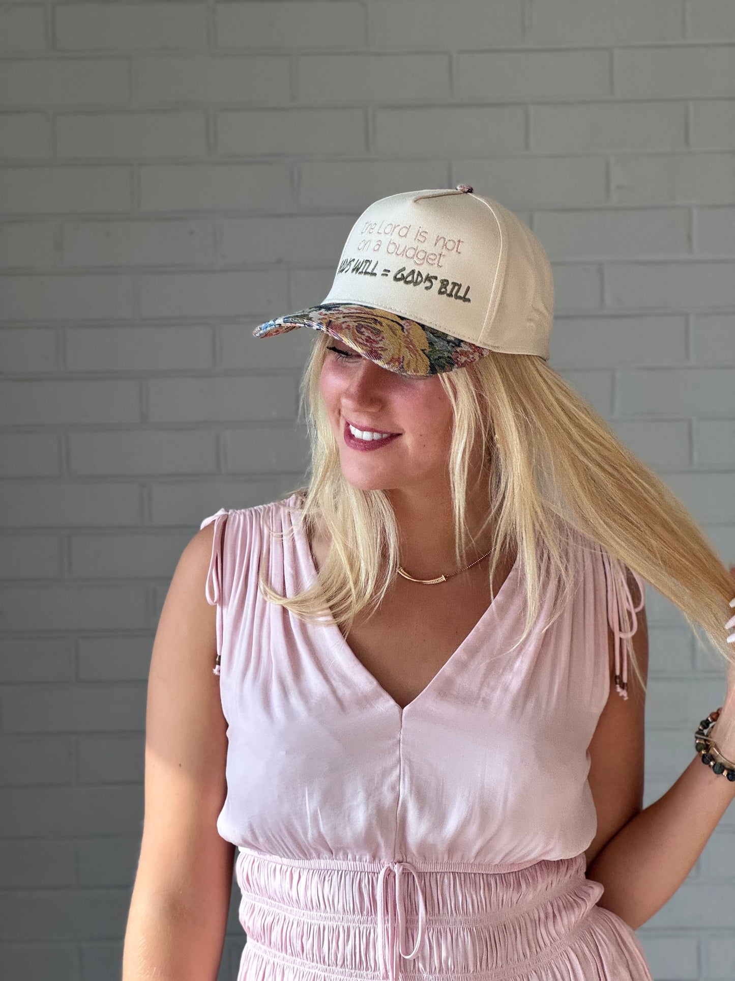 Gods will = Gods bill trucker hat