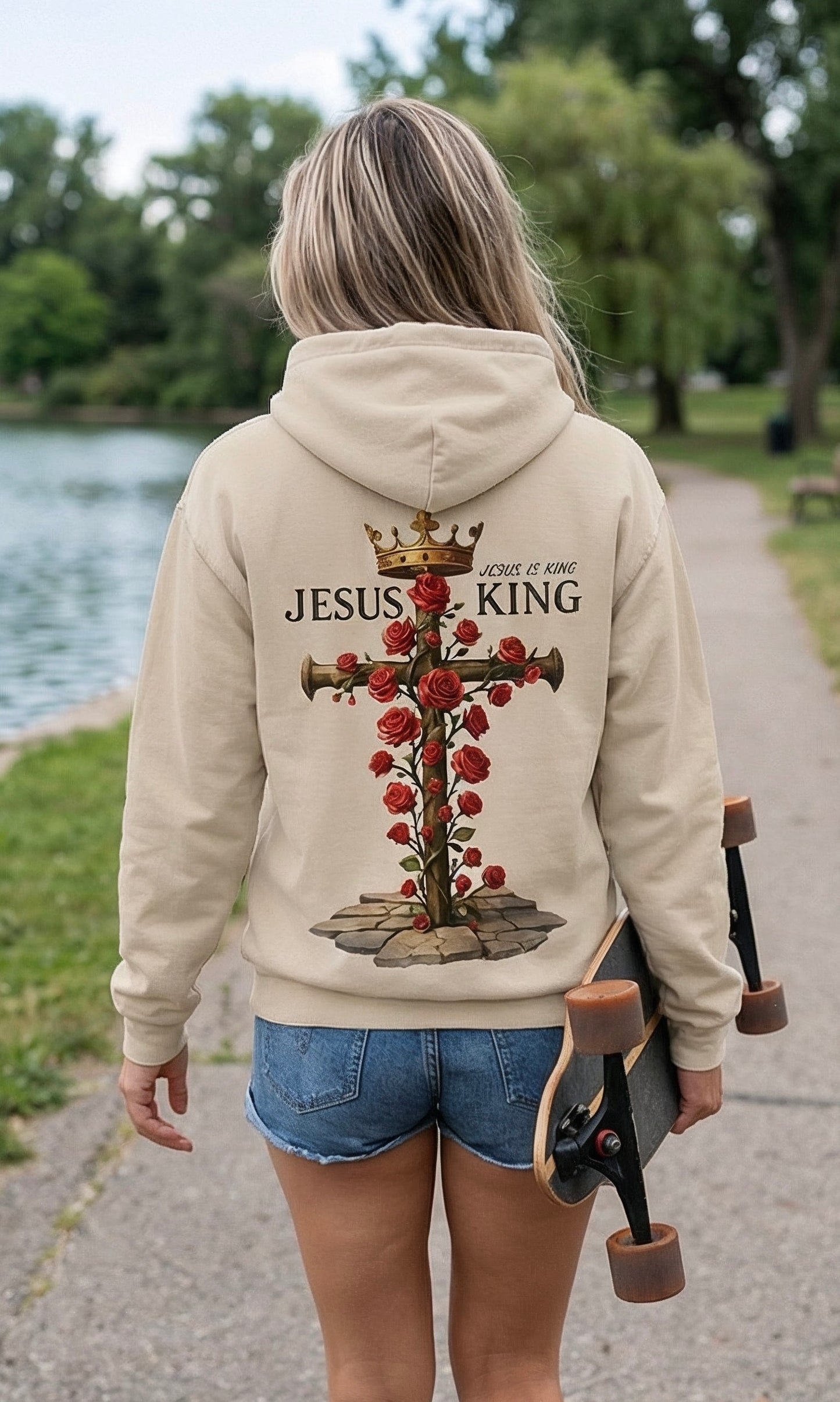 Jesus is King Hoodie Christian Hoodie