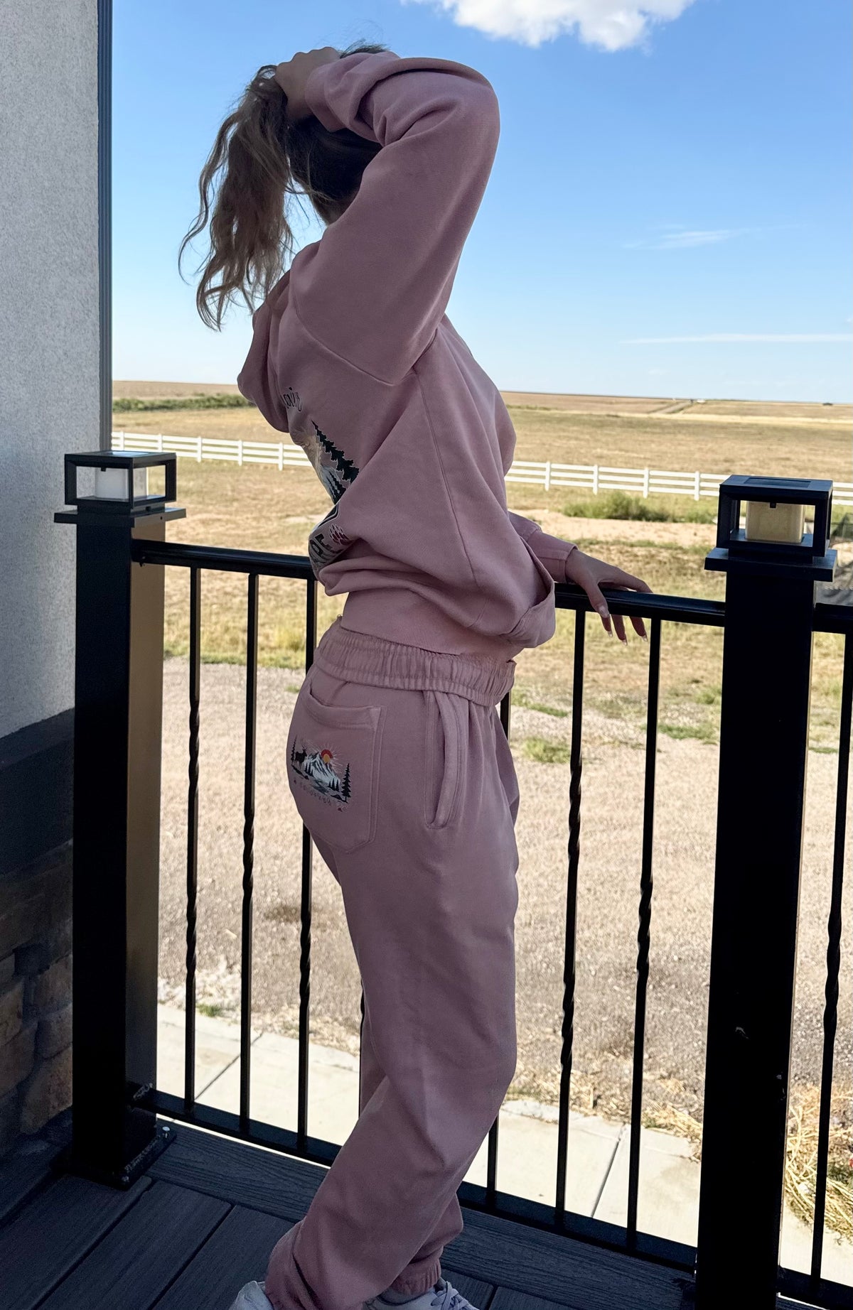 Hiking Hair Don't Care Colorado Hoodie | Mountain Hiking Hoodie